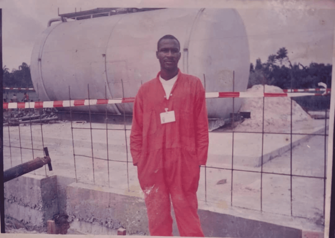 Tank base and helipad construction works in progress